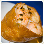 Inari Con Gambas Al Ajillo