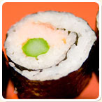 Salmon Asparagus Sushi