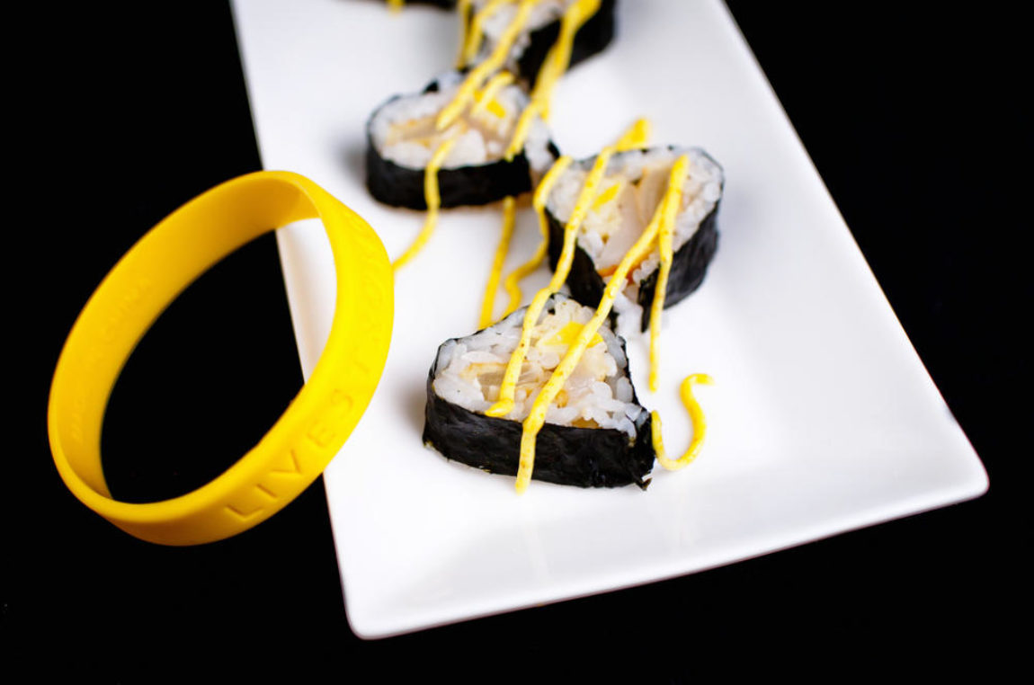 curry sushi heart