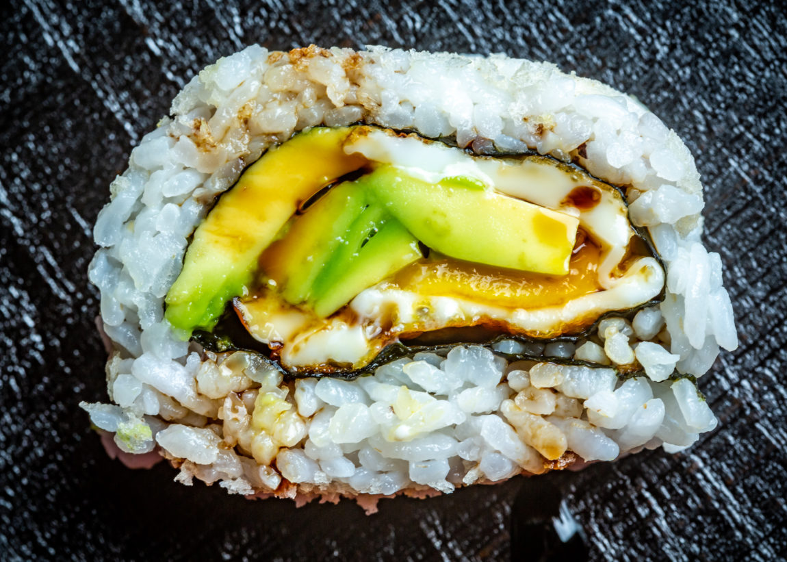 avocado toast sushi